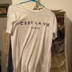 Brandy Melville ♡ C’est La Vie Paris Shirt